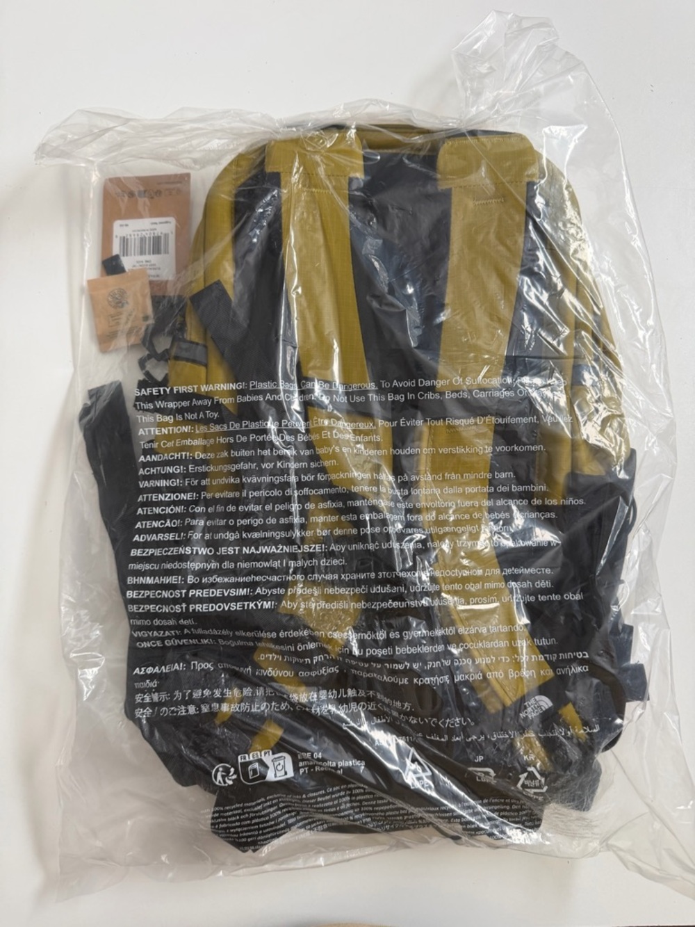 The North Face Borealis Backpack Organization Travel Hiking School Green Black - Picture 10 of 12